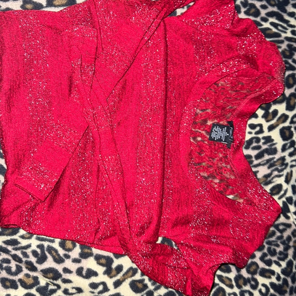 Red dress shirt